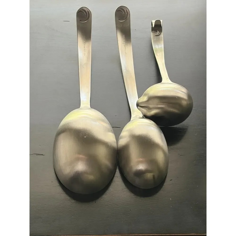 Weight Watchers WW Stainless Steel Measuring Utensils Spoons Cups Ladle